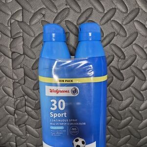 Walgreens Sport Sunscreen Spray Twin Pack
